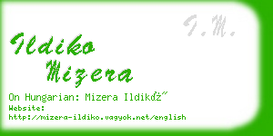 ildiko mizera business card